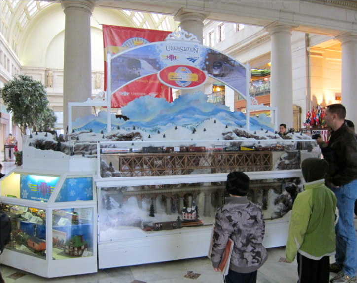 union station model trains