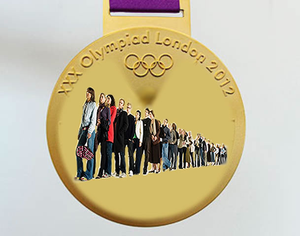 queuing medal