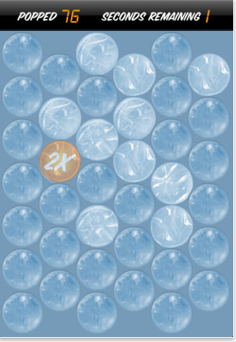 bubble wrap popping contest