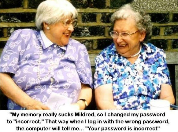 password is incorrect